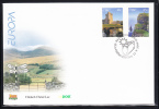 Ireland 2004 Scott #1543-1544 FDC Set Of 2 Europa - 48c Ross Castle, 65c Cliffs Of Moher - FDC