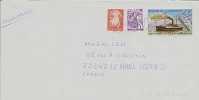 Devant De LETTRE NOUVELLE CALEDONIE Oblitération Nouméa  2005 - Storia Postale