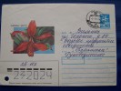 Postal Used Cover Sent From Russia Murmansk To Lithuania Vilnius, USSR, Flowers, Flora - Brieven En Documenten