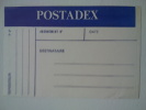 Rare étiquette D'affranchissement Postadex .Neuve .1985. Essai Service Express - Mint/Hinged