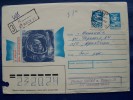 Cosmonautic Day, Astronaut Gagarin, Registered Postal Used Cover Sent From Russia Bryansk To Lithuania Vilnius, USSR - Russie & URSS