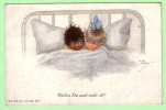 CHILDREN  - SPARK CHICKY, Boy And Girl In Bed, Year 1921 - Spark, Chicky
