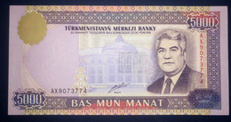 Turkmenistan 5000 Manats ( 2000 Year) - Turkménistan