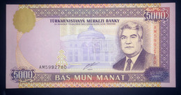 Turkmenistan 5000 Manats ( 2000 Year) - Turkmenistán