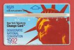 United States - NL-04a Democratic National Convention NYNEX L&G Card, %10.058ex, CN 208A,1992, Mint - [1] Hologramkaarten