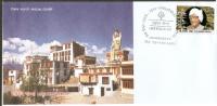 India 2011 Likir Monastery LEH Philatelic Exhibition Buddhism Buddha Architecture Special Cover - Buddhismus