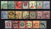 1902/13 England Used Stamps. Edward VII. Cat 300++ GBP.  (G01a010) - Oblitérés