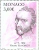 Monaco 2003 Timbre 150° Anniversaire De La Naissance De Vincent Van Gogh - Other & Unclassified