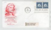 USA FDC 14-12-1973 Thomas Jefferson Memorial With Artmaster Cachet And Address - 1971-1980