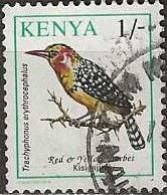 KENYA 1993 Birds - 1s. Red And Yellow Barbet FU - Kenya (1963-...)