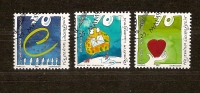 Liechtenstein 1999 Yvertn° 1141-43 (°) Used   Cote 3,75 Euro - Used Stamps