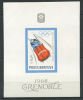 ROUMANIE 1967 - Jeux Olympiques Grenoble 68 (Bobsleigh) Bloc Neuf Non Dentele Sans Charniere (Yvert 65) - Unused Stamps