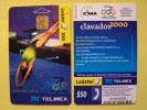 Mexico Chip Phone Card Telmex Ladatel, Diving, Clavados, Sport, Olympic Rings, - Mexique