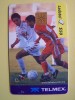 Mexico Chip Phone Card Telmex Ladatel, Soccer Football Olympic Rings, Futbol 2000, - Messico