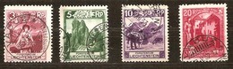Liechtenstein 1930 Yvertn° 94-97 (o) Oblitéré  Cote 10 Euro - Oblitérés