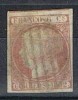 Sellos 6 Cuartos Isabel II 1852, Papel Delgado, Num 12p º - Used Stamps