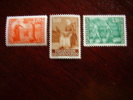 LIECHENSTEIN 1959  VIEWS Issue  THREE VALUES MNH. - Unused Stamps