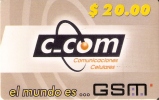 MOV-02/d TARJETA GSM DE CUBA DE $20  LILA MARRON REVERSO NEGRO - Cuba