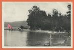 M140, Yvonand , Yverdon , La Plage , Carte Crayonnée , Animée , 11484 , Circulée  1931 , 1 Pli - Yverdon-les-Bains 