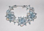 Bracelet Perles Cristal De Bohême Et Cristal Swarovski - Armbänder