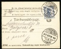 1912 Hungary. Parcel Card.  Távbezselo - Jegy. Liptószentmiklós A, 912.Nov.20. (G13b102) - Parcel Post