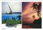 MALDIVES-VIEWS (MISRAAB) / THEMATIC STAMP-FLOWER - Maldivas