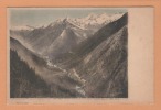 British Colombia BC ( Illicillewaet Valey From Observation Point Glacier )  Hand Colored Canada Postcard Carte Postale - Vancouver