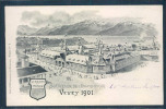 Vevey, Souvenir De L' Exposition Cantonale Vaudoise, 1901, - Le Vaud