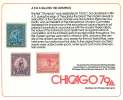 ASDA Philatelic Exhibiton Souvenir Card   CHICAGO '79   Olympics - Cartoline Ricordo