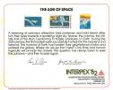 ASDA Philatelic Exhibiton Souvenir Card   INTERPEX  '82    The Age Of Space - Cartoline Ricordo