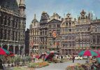 Cp , BELGIQUE , BRUXELLES , Grand'Place - Marktpleinen, Pleinen