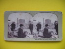 No.7 Looking East From Corner Pine And Stockton.This Plate Shows The Ruins Of The Mills Building - Stereoscope Cards