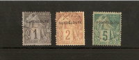 GUADELOUPE  N 14/15/17/ Oblitere - Used Stamps