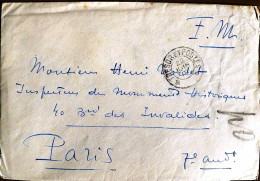 FRANCE Lettre FM Cachet Trésor Et Postes 22 Juin 1918 (Franchise Militaire) Vers Paris - Guerra Del 1914-18