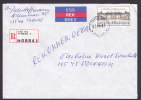 Sweden Registered Einschreiben Recommandée Label Deluxe TYRESÖ 1991 Cover Kloster Abbey - Lettres & Documents