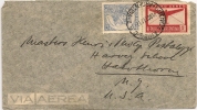 FAUNA - COWS + AIRPLANES On 1941 ARGENTINA COVER From BUENOS AIRES  To USA - Koeien