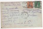 Cachet Type 84 De Noyal Pontivy , Morbihan En Arrivée / Carte Fantaisie Du 1/4/24 , Ind 4 - Brieven En Documenten