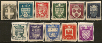 FRANCE - Yvert   - 553/64** ( Le 559 Manque ) - Cote 55 € - 1941-66 Wappen