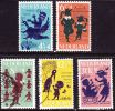 1963 Kinderzegels Gestempelde Serie NVPH 802 / 806 - Used Stamps