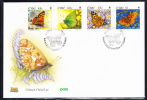 Ireland 2005 Scott #1615-1618 FDC Set Of 4 Butterflies - FDC