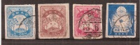 Japan    Y/T    176 + 177 + 178 + 183     (0) - Used Stamps