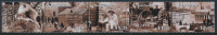 NEW ZEALAND BEST OF 2006, Reward Points Gold Rush Strip Of 5v CTO - Usados