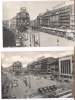 BRUXELLES, Brussels, Brussel,  TRAMWAYS RAILWAYS 2  CARDS, **1960** Panorama - Chemins De Fer, Gares