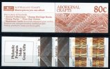 Australia 1987 Aboriginal Crafts 80c Booklet - Libretti