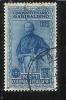 EMISSIONI GENERALI 1932 GARIBALDI CINQUANTENARIO GARIBALDINO LIRE 5 + 1 USATO USED OBLITERE' - Amtliche Ausgaben