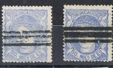 Sellos 50 Milesimas Alegoria 1870,barrado Variedad Num 107s Y 107bs  º - Used Stamps