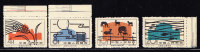 T)1960,CHINA,SET(4),OPENI NG  OF THE NATIONAL AGRICULTURAL EXHIBITION HALLS,PEKING,SCN 483-486 - Ongebruikt