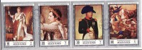 Arts-Peinture, 150th Anniversary Death Napoleon Bonaparte,  Emirats Arabes Unis-Manama, Timbres 7 X 10 Cm - Manama