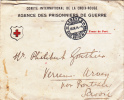 MARCOPHILIE,LETTRE,CROIX ROUGE 1914,AGENCE DES PRISONNIERS DE GUERRE,cachet Genève,savoie,avis De Blessure,ministere - Croix Rouge