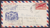 United States Airmail U. S. Army Postal Service 1943 Cover Censor Passed By Army Examiner 02157 HAWAII Cachet - 2c. 1941-1960 Lettres